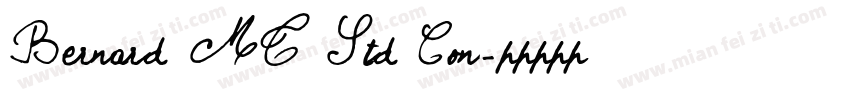 Bernard MT Std Con字体转换